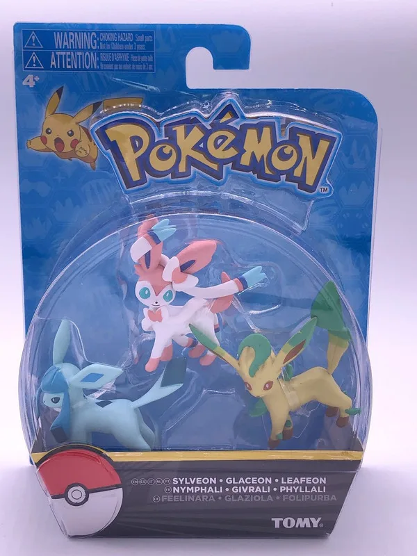 Takara Tomy Pokemon Eevee семейная фигурка игрушки Модель Коллекция экшн-игрушки для детей на день рождения рождественские подарки