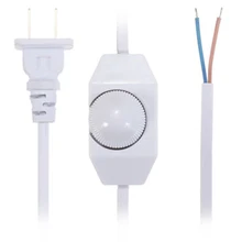 110 V-220 V plug шнур для регулирования света белый/черный переключатель AWG шнур для регулирования света Световой модулятор лампы линии диммер