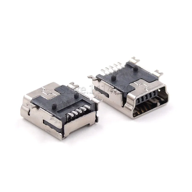Mini Usb Female Connector Smd | Mini Usb B Female Connector Mini Usb 5 Pin Socket - Connectors - Aliexpress