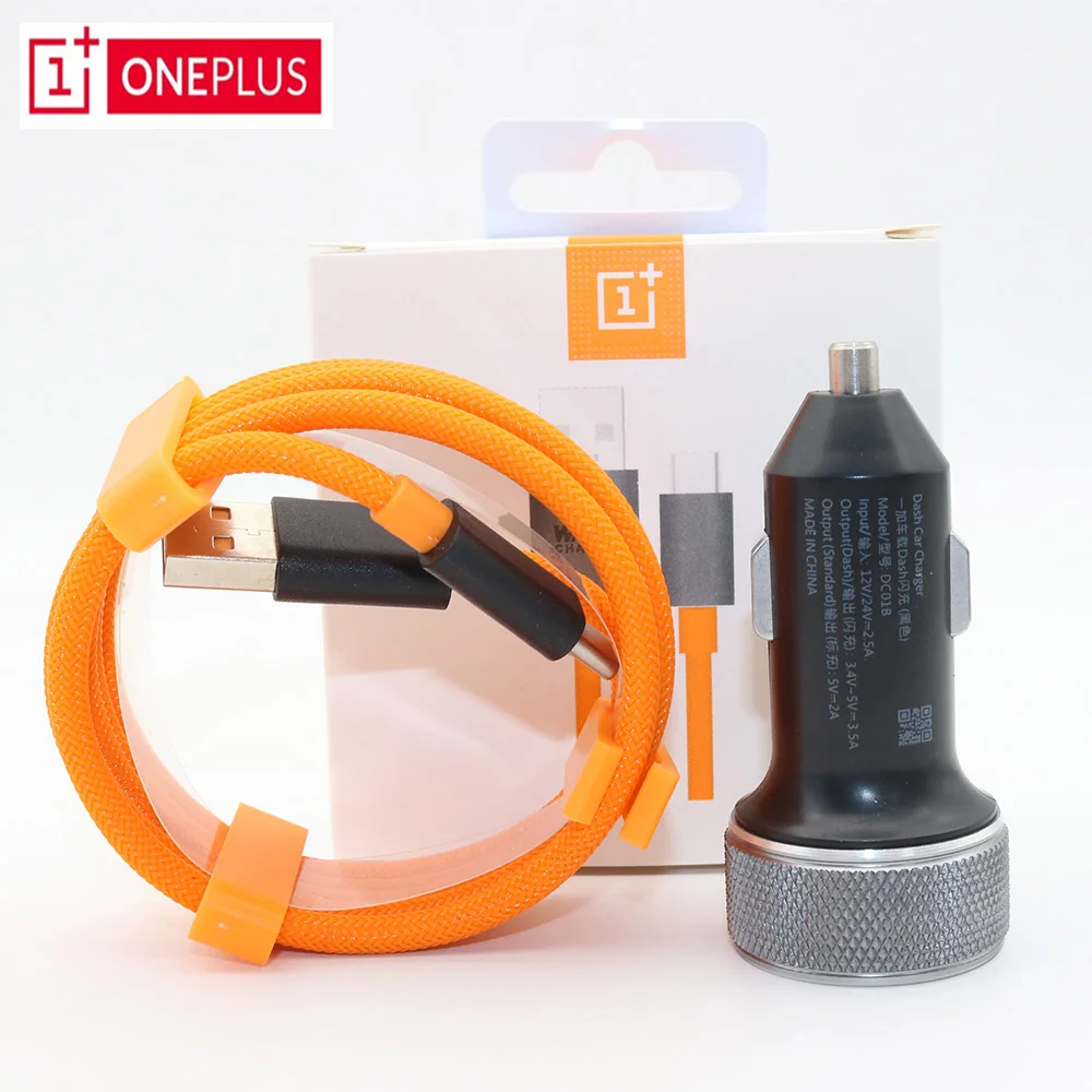 OnePlus Dash Charge металлический автомобиль Зарядное устройство для мобильного телефона OnePlus 6 6T 5T 5 3T One Plus тире Тип usb C кабель для быстрой зарядки
