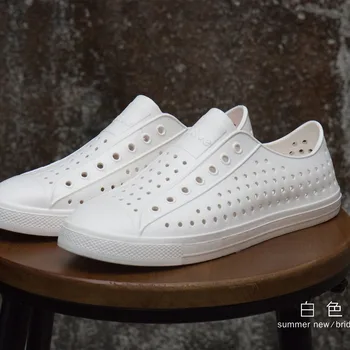 

New Mens EVA Sandal Cave Double Color Garden Shoes High Quality Breathable Clogs Lightweight 23 Colours Couple Sandals