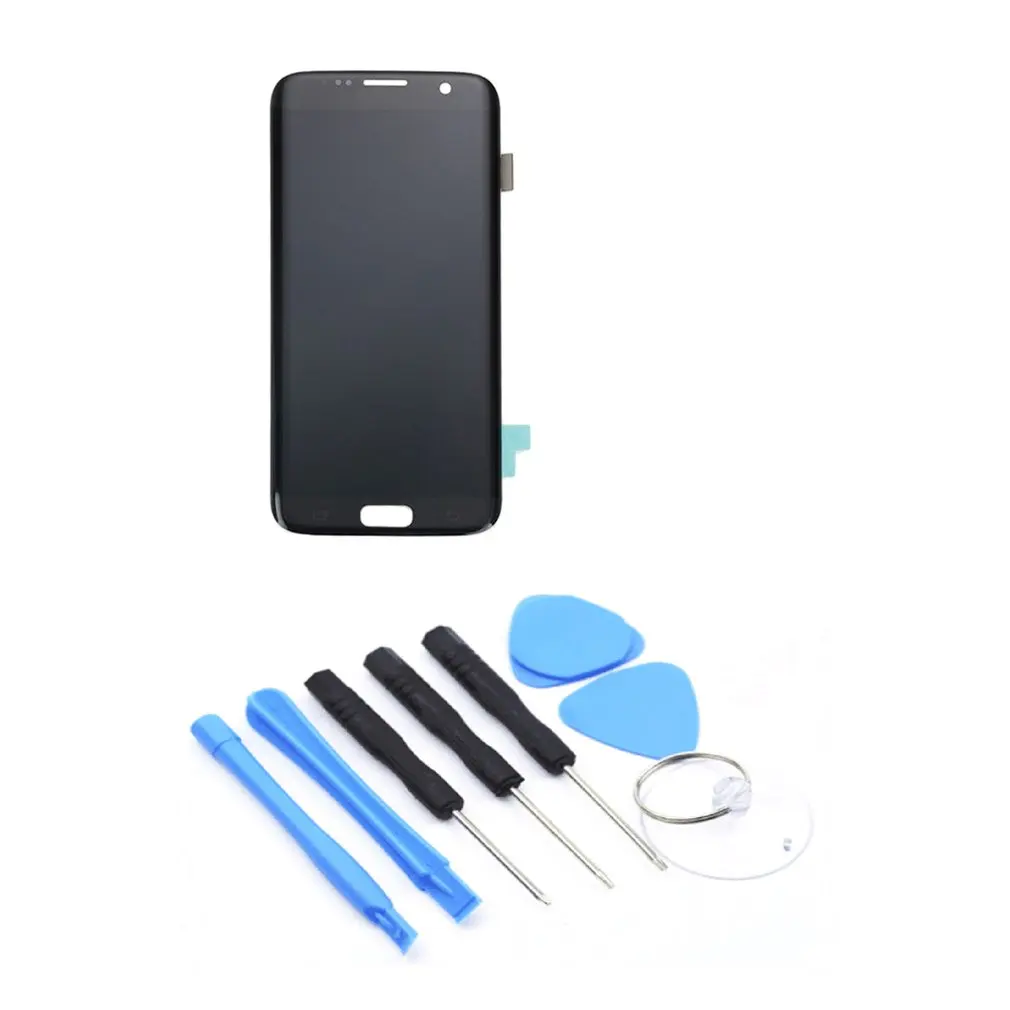 

Display Touch Screen Digitizer Assembly Frame For SAMSUNG S7 S7 Edge G930F/G930AVTP Smartphone Screen Repair Accessories