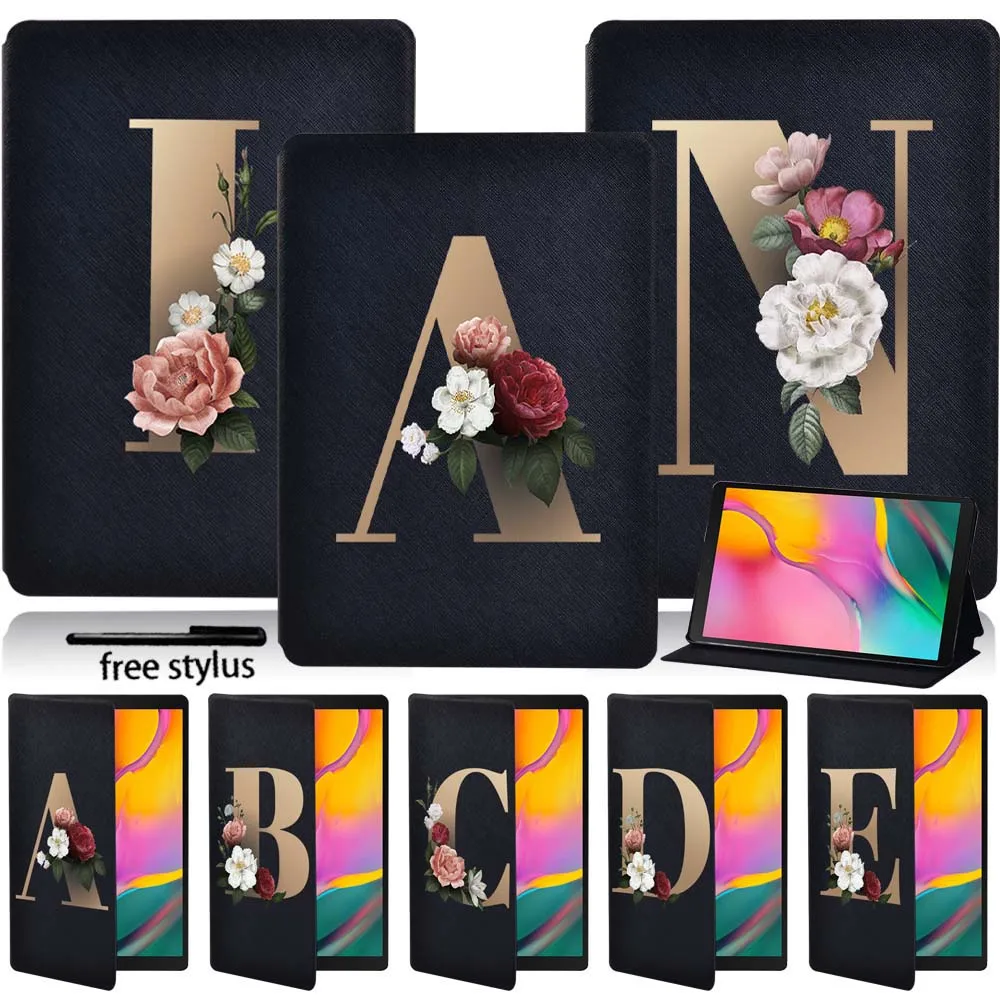 

Tablet Case for Samsung Galaxy Tab A A6 7.0 /9.7 /10.1 /10.5 / Tab E 9.6" /Tab S5e 10.5 Inch Stand Leather Cover Case + Stylus