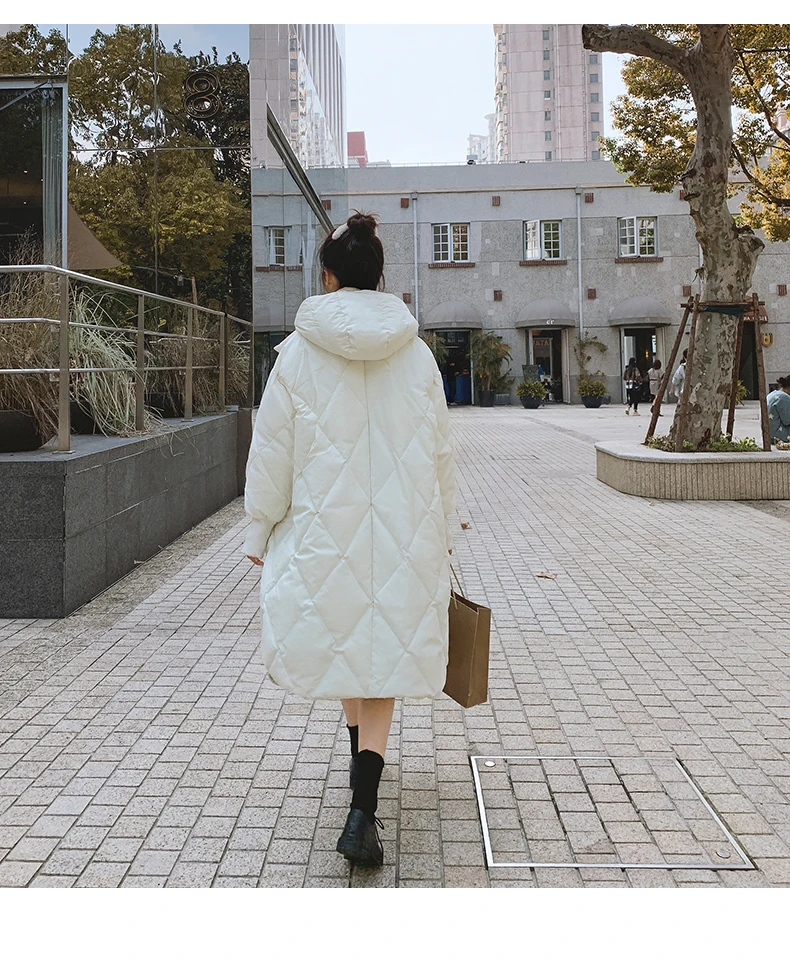 Winter Women New Coat Commuting Simple Temperament Leisure Korean Fashion Thick Warm All-match High-quality Loose Jacket L086