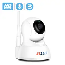 Besder домашняя интеллектуальная ip-камера безопасности Wi-Fi 1080P P2P двухстороннее аудио видеоняня оповещение о движении Мини Pan Tilt CCTV видео IP камера