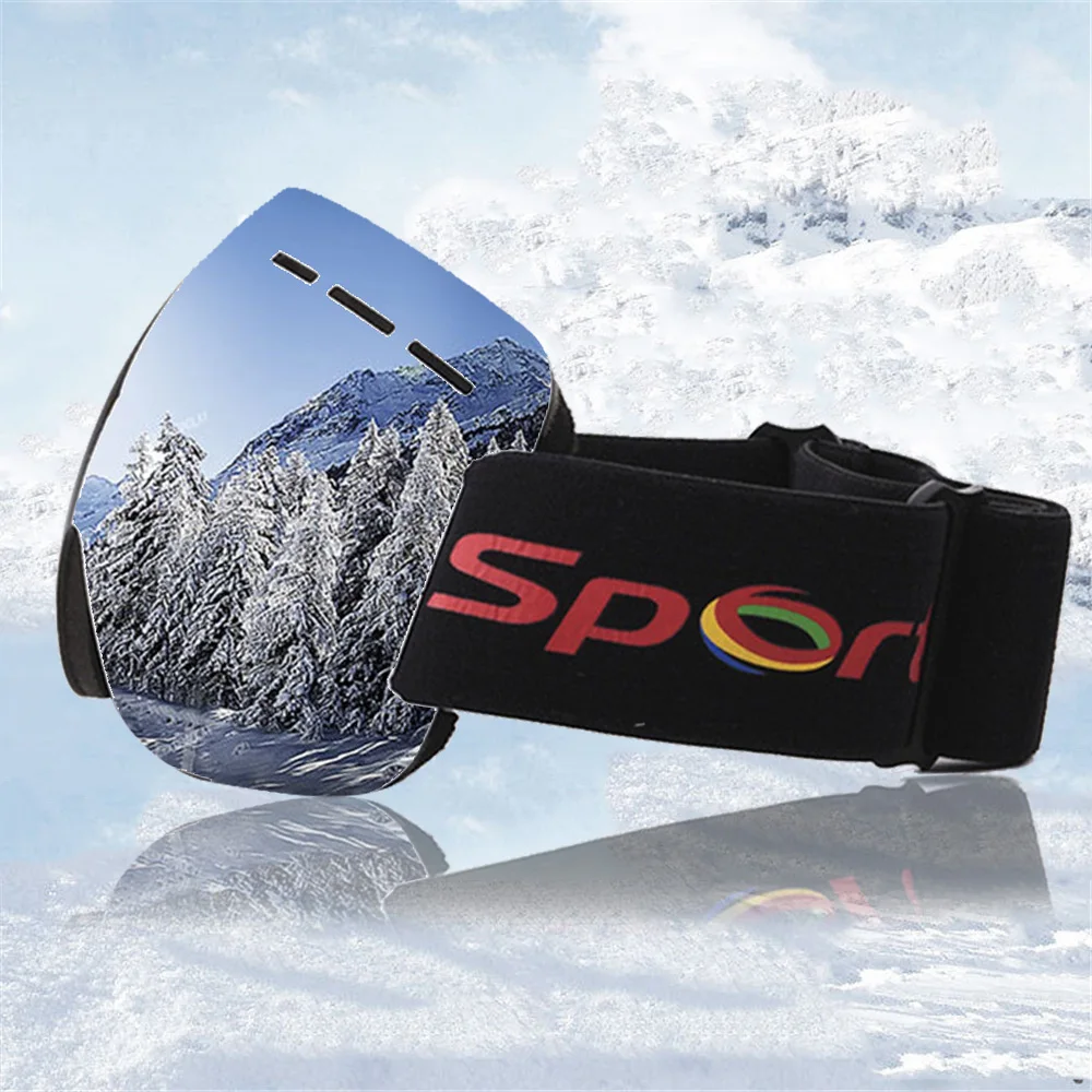 Ski Goggles UV400 Anti-fog Coatings Skateboard Glasses Snowboard Mask Winter Skiing Eyewear Womens Sunglasses for Outdoor Sports