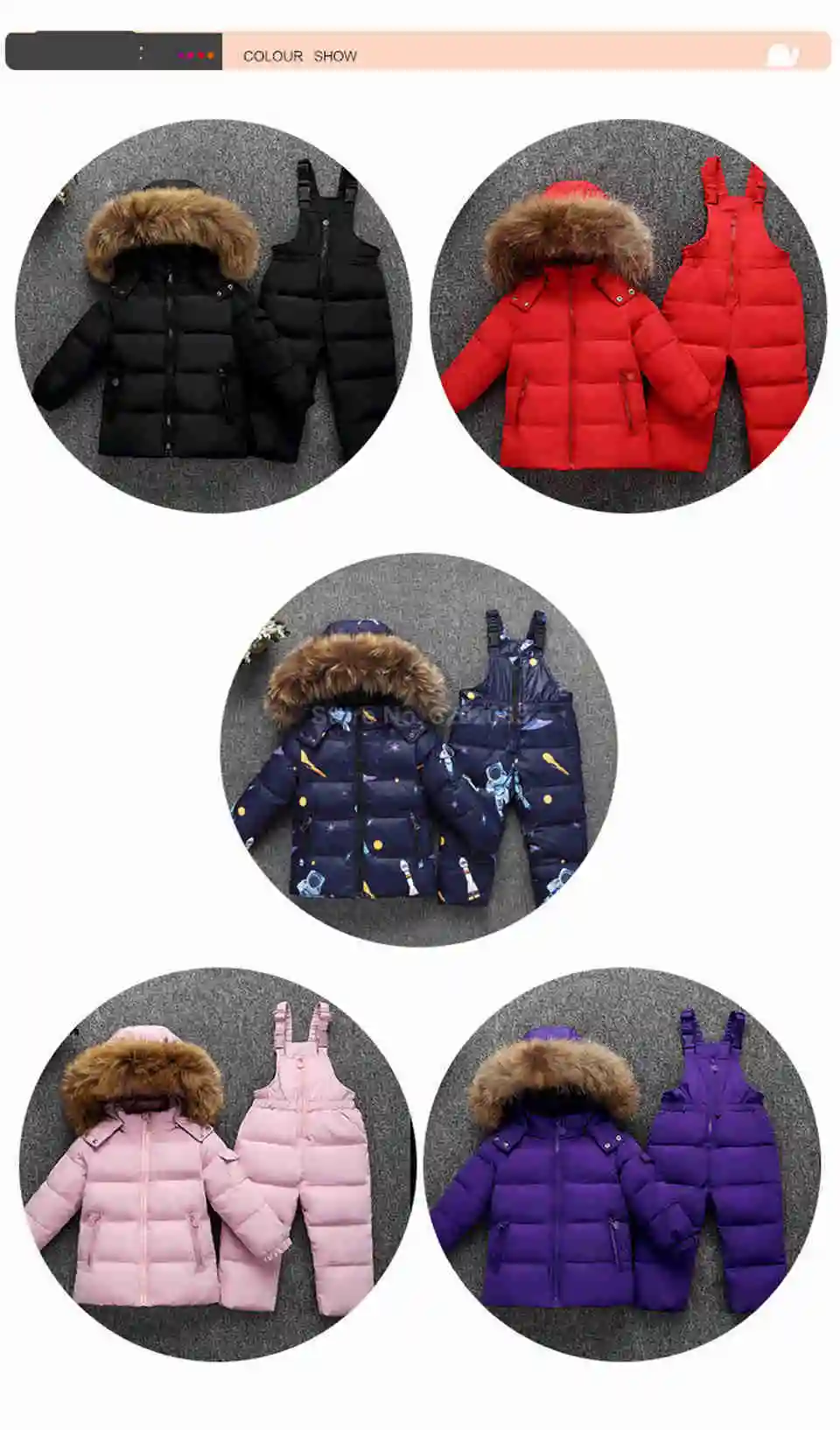 Детский костюм лыжный костюм для мальчиков-30 градусов, русская Зимняя парка на утином пуху для девочек, куртка+ штаны, комплект детской одежды, зимняя одежда