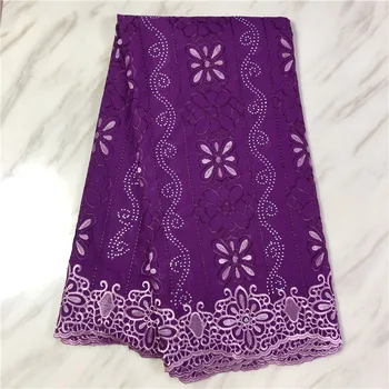 

Latest Cotton fabric African Nigerian Dry Lace Fabric 5YARDS/PC High Quality dubai fabric For Everyone Daily Cloths Sew 16L81114