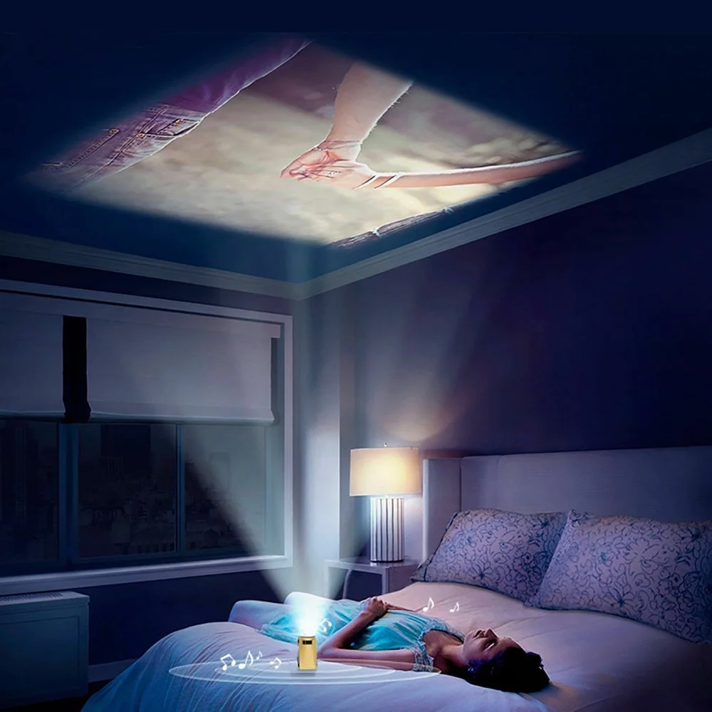 

Window Projector Effect Xmas Projection Video Mini LED Projector Home Projector Education Beamer