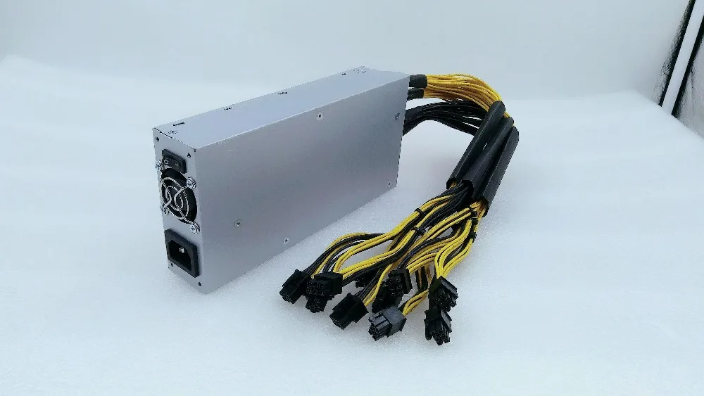 ASIC miner BTC miner PSU 1U 2500 Вт 12 в порт 6pin* 13 подходит для Antminer S9k s9 Ebit E9i E9+ E10.1.2.3 E9.3 Z1 WhatsMiner M3
