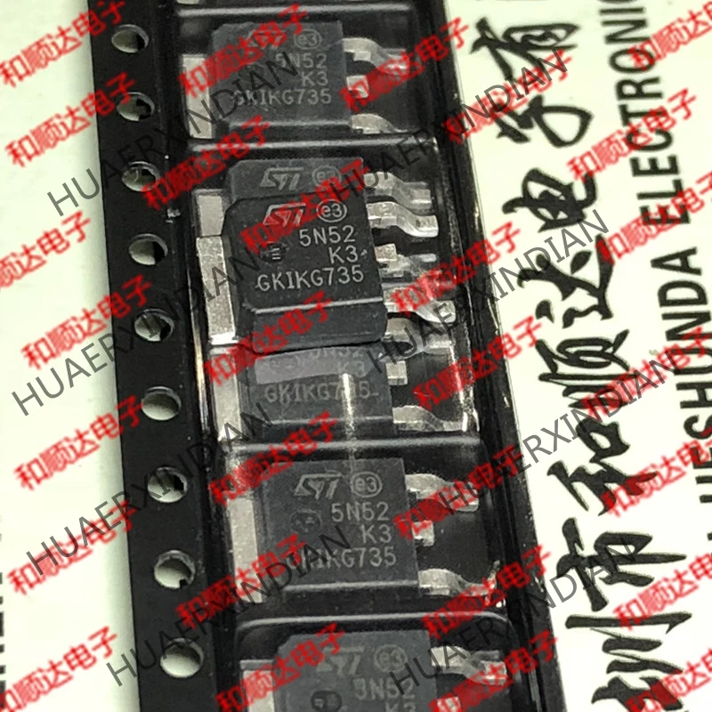 20 шт./лот 5N52K3 STD5N52K3-252 525V 4.4A на