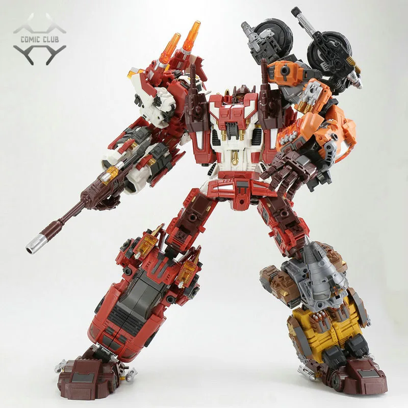 

COMIC CLUB IN-STOCK Transformation Warbotron Wb 03 Race Computron 5 in 1 Body Set Reprint Action Figure