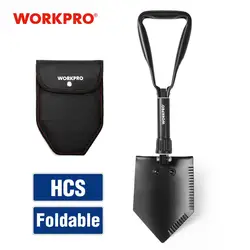 WORKPRO — Pelle militaire pliante, accessoire de camping en plein air, survie, outil d'urgence et de tactique 