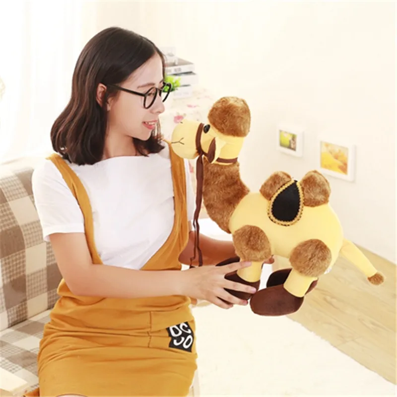 New desert simulation camel plush toy creative camel doll doll cute rag doll pillow super cute alpaca boy doll travel souvenir g