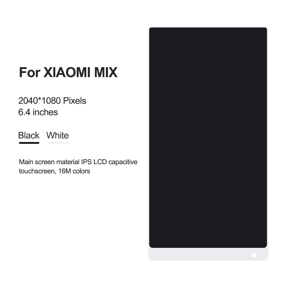 Для 6," Xiaomi mi x ЖК-экран с рамкой+ сенсорная панель дигитайзер Замена для Xiaomi mi x дисплей