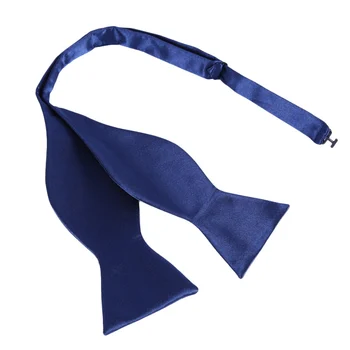 

Retail Wholesales Hot Fashion Mens Bowties Solid Color Plain Silk Self Tie Bow Ties Multi-Colors