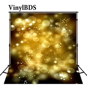 

VinylBDS Golden Highlights Background Masquerade Backdrops Stage Backdrops Customize Seamless Photo For Studio Custom