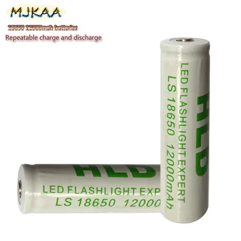 

10pcs 18650 Battery 3.7V 12000mAh Rechargeable Li-ion for Led Flashlight Batery Litio