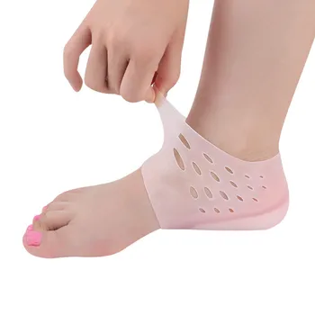 

foot cushions Silicone Heel Cups For Cracked Heel Treatment- Moisturizing Socks Heel Protector стельки ортопедические