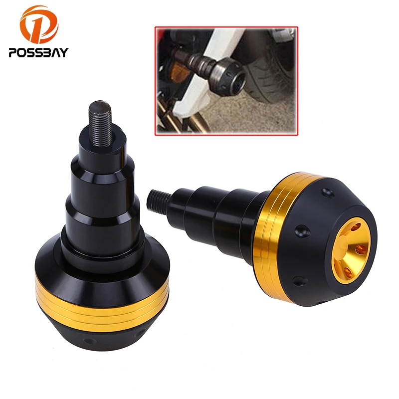 POSSBAY Motorcycle Frame Slider Anti Crash Protection Aluminum Crash