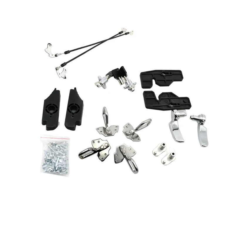 Unpainted Hard Extended saddlebag Speaker Side Bag Lid W Latches for 2014 -2020 Harley Davidson Touring Road King Street Glide (8)