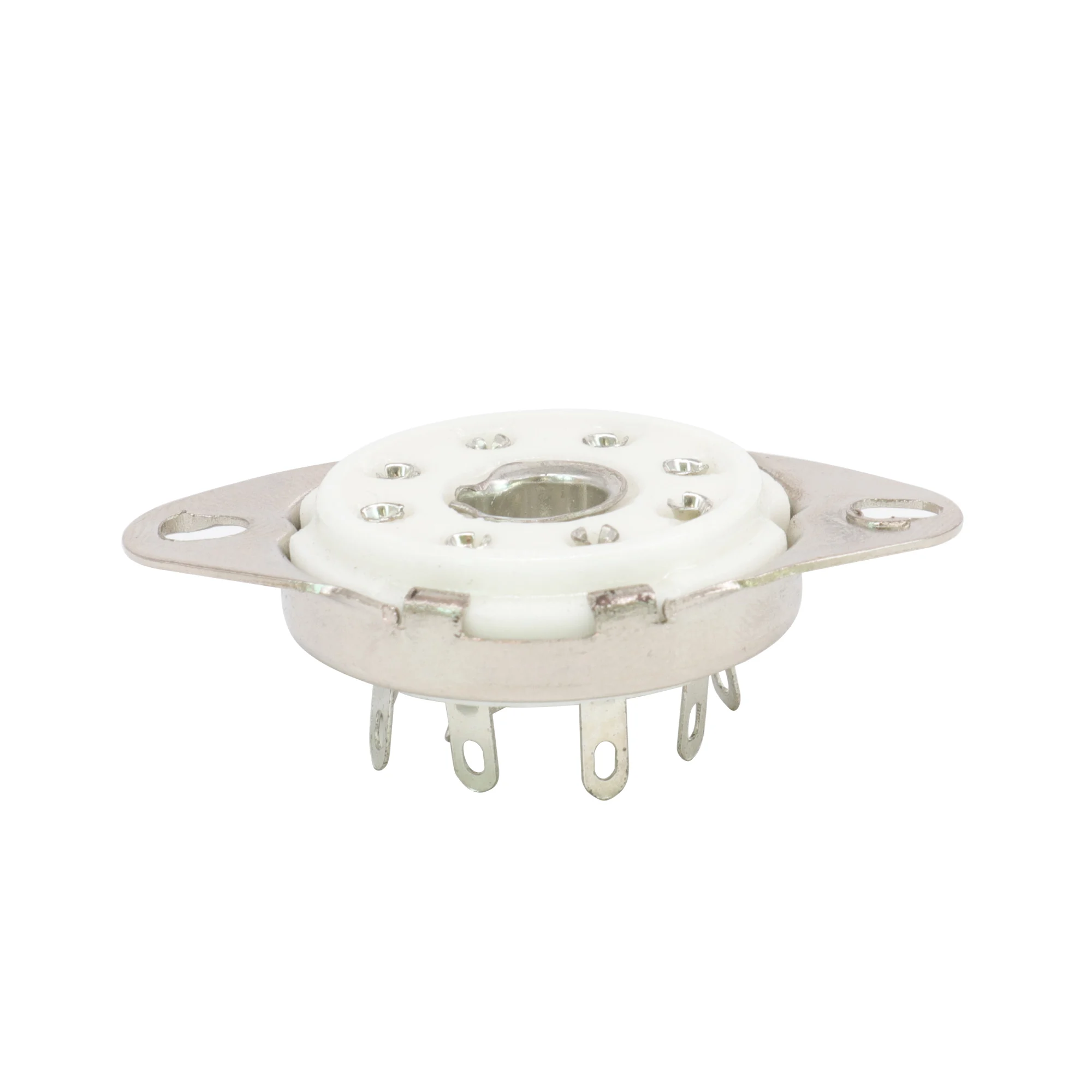 Оловянные керамические трубчатые гнезда 8pin B8G Loctal 5B254 4P1S 7N7 C3G|amplifier diy|vintage