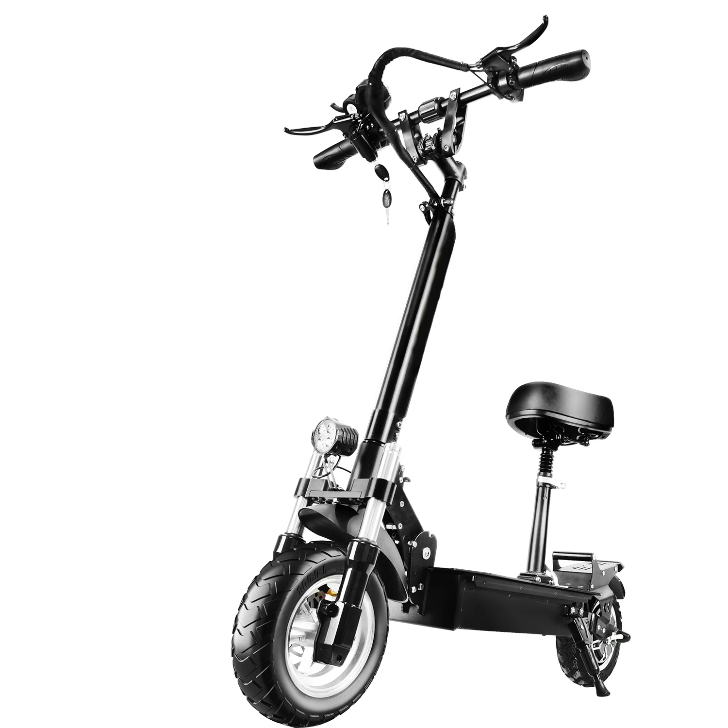 

EU US Warehouse Powerful 48V 60V 1200w 2400W 27ah 33ah Range 60-100km Dual Motor 10.5inch Fat Tire Electric Scooter