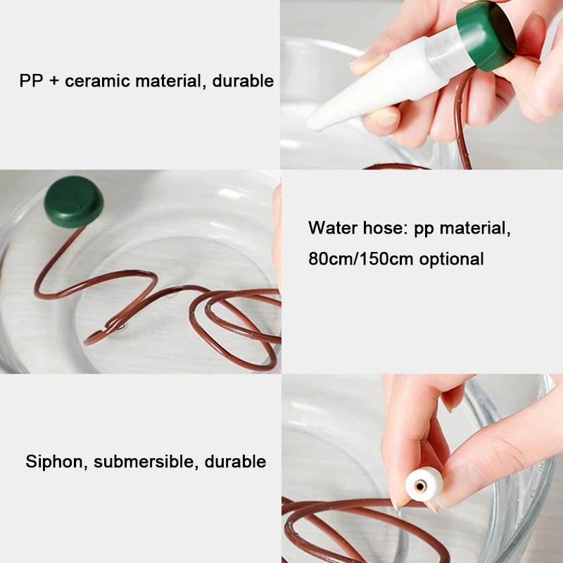 H05d65ca3eb704aa48472e3ef670527e1c Watering Stakes,10 Pack Indoor Automatic Drip Watering System Irrigation Equipment Tool for Plant Waterer Ceramic Probes House Mallzona