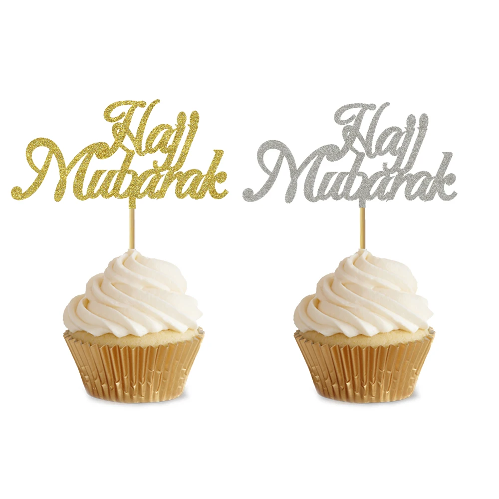 20 шт. 3x5 дюймов Eid Топпер для кексов Nikkah Mubarak Eid Mubarak hajj Mubarak Umrah Mubarak Топпер для кексов Eid al-Fitr украшения