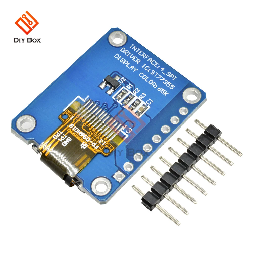 0.96 ġ IPS LCD ÷ , Ǯ ÷ ũ ST7735S ̹ SPI  ̽ 3.3V arduino