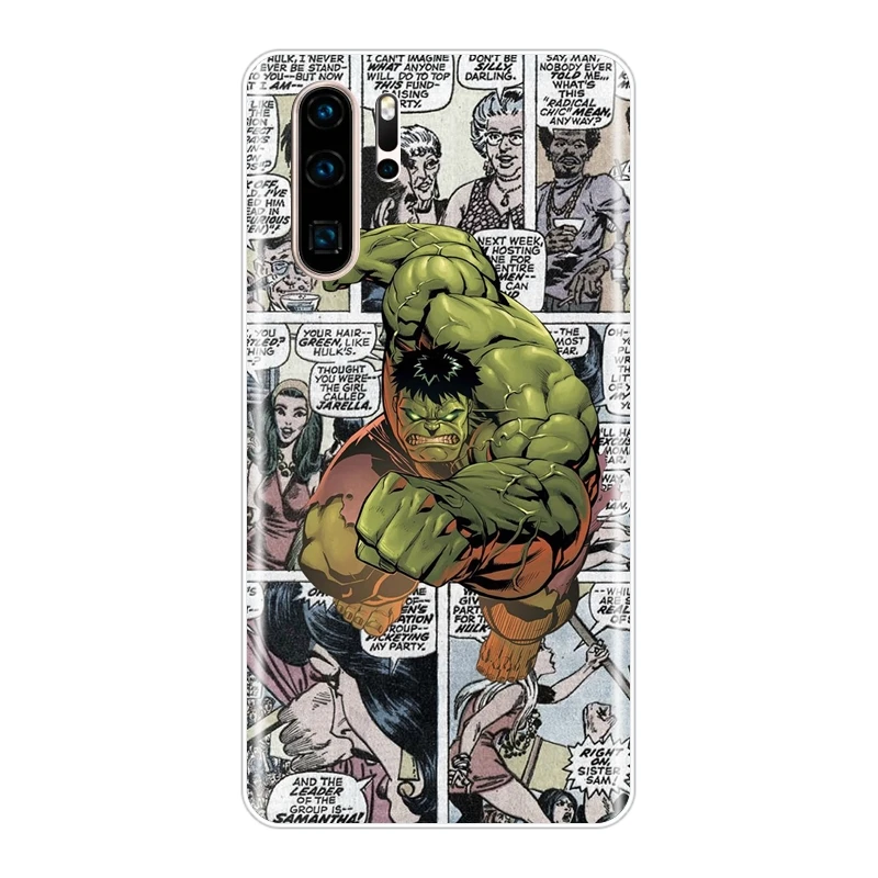 Мягкий силиконовый чехол из ТПУ для телефона huawei P30 Lite Pro P20 Lite Marvel задняя крышка для huawei P Smart Z P Smart Plus - Цвет: No.6