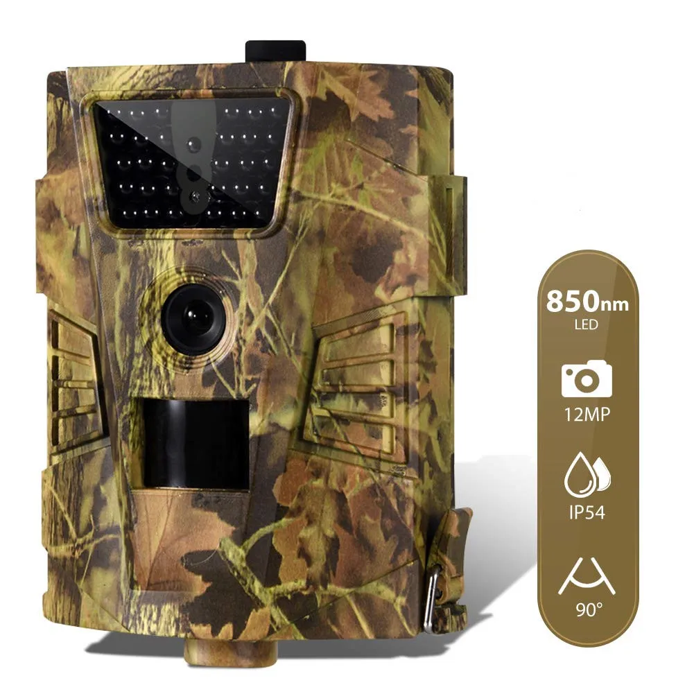 4PCS/LOT Hunting Trail Camera 850NM 12MP 1080P Animal Tracking Cameras Photo Traps Wild Surveillance HT001B