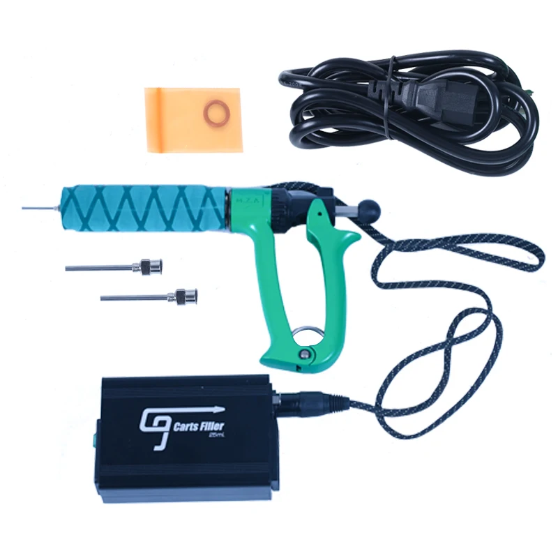 Greenlightvapes G9 Auto Carts Filler Kit Vape Cartridges Filling CBD Oil 25ml Pods Injection Machin
