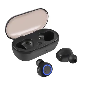 

SQ-W1 headset digital display large battery compartment headphone wireless touch bilateral call waterproof earphone