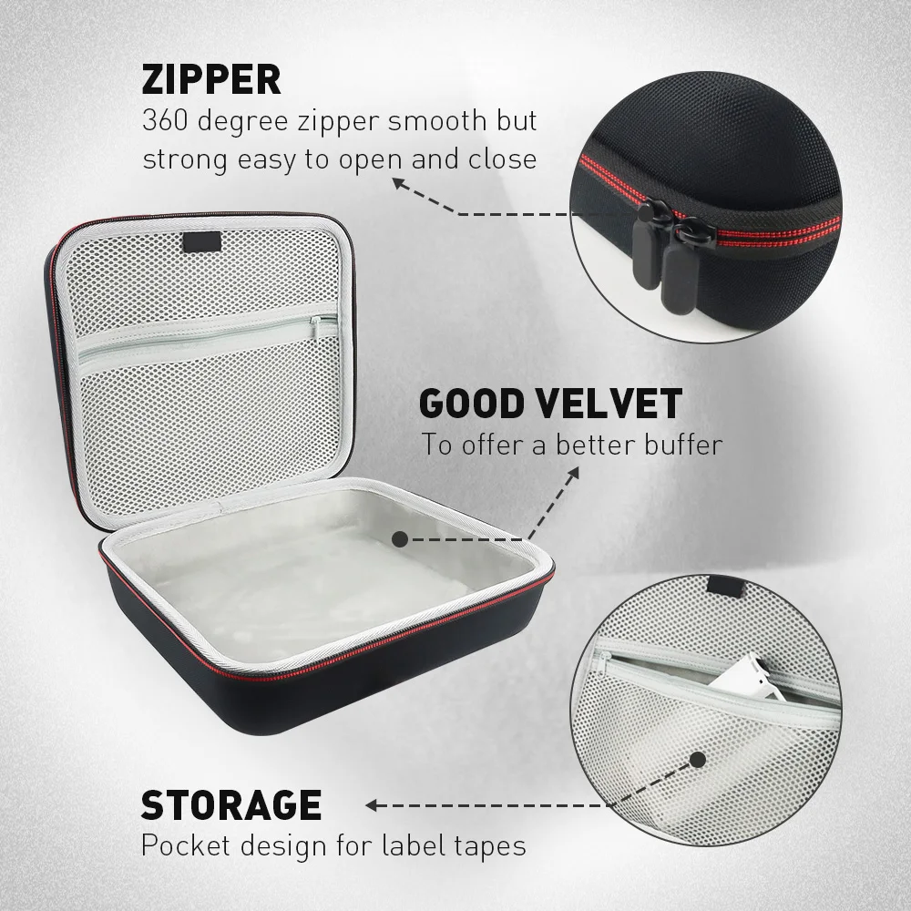 Uniplus-bolsa de Proteção para Impressora Fotográfica Estojo de Armazenamento Impermeável Bolsa de Transporte Caixa de Viagem Canon Selphy Cp1300 Cp1200 Cp1000 - Imagem 2