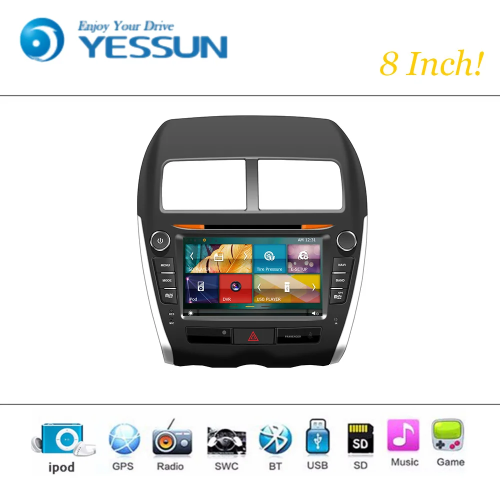 Автомобильный DVD плеер Android Wince система для MITSUBISHI Asx 2010 ~ 2017 Радио Стерео GPS