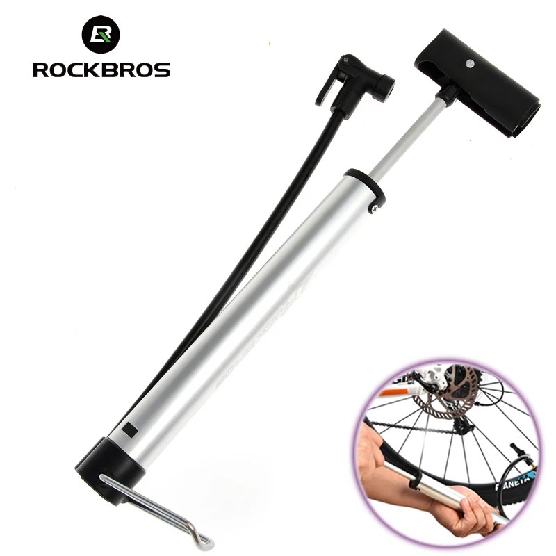 RockBors 120 PSI шланг Schrader Presta Stoma алюминиевый внешний трубный насос нейлоновый ремень 12' t-ручка мини велосипед велосипедный воздушный насос