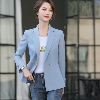 

Small Suit Coat Female 2020 Popular Autumn Wild Loose Leisure Suit Top