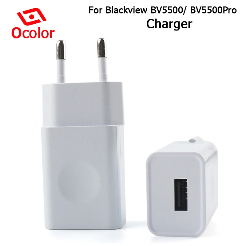 Ocolor для Blackview BV5500 быстрое зарядное устройство адаптер штекер зарядная головка для Blackview BV5500 Pro USB разъем зарядная головка