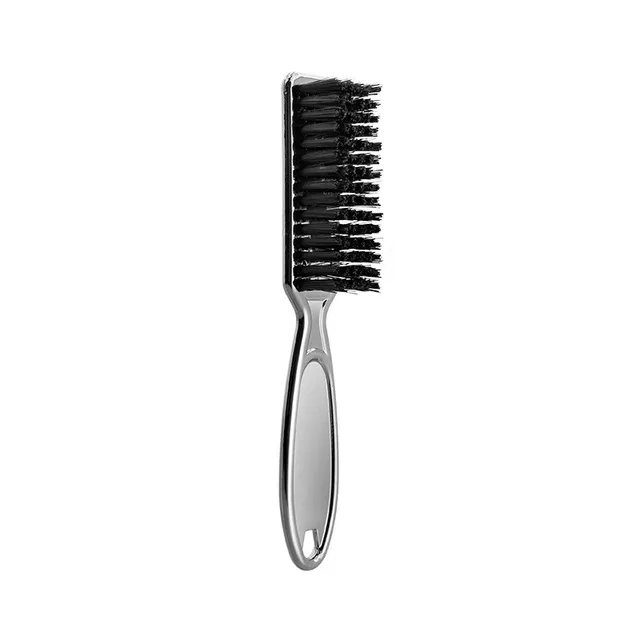Barbershop Hairdressing Soft Hair Cleaning Brush Barber Neck Duster Broken Hair Remove Comb Hair Styling Tools Shaving Brush Silver