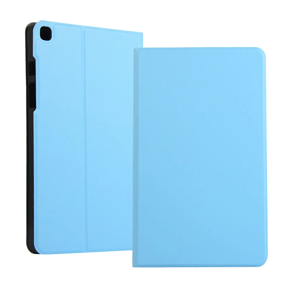Light blue Противоударный чехол для samsung Galaxy Tab A 8," S-Pen SM-T290 SM-T295 чехол для планшета кожаный флип-чехол с подставкой Ультратонкий чехол - Цвет: Light blue