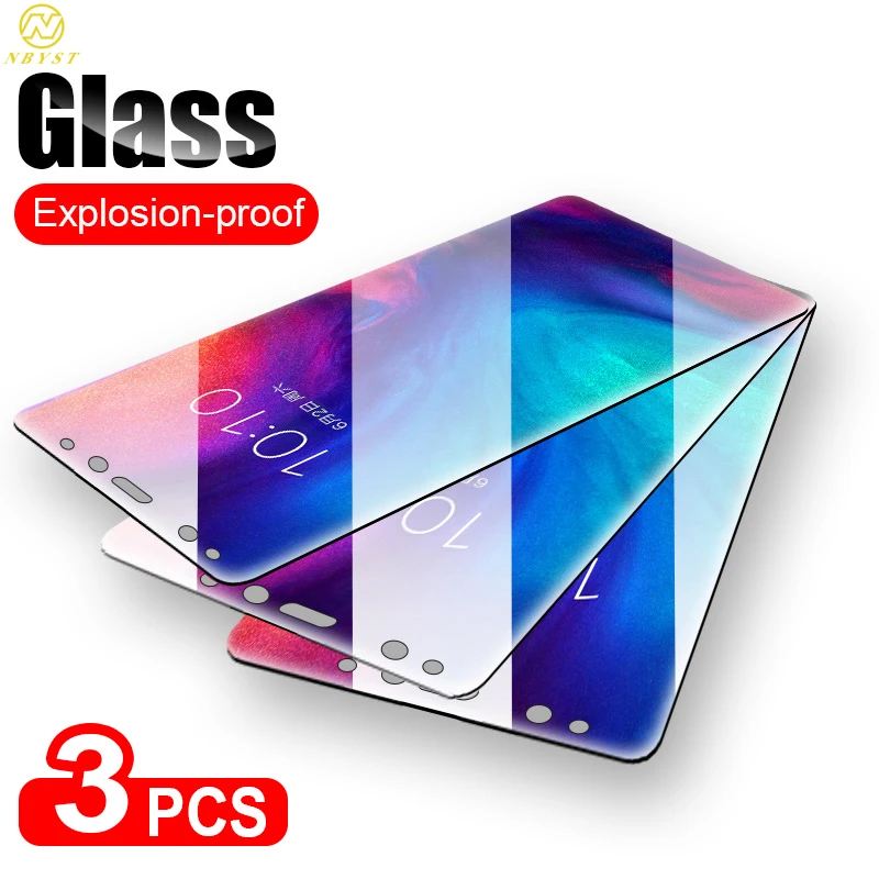 

3-1Pcs Screen Protector for Xiaomi Mi 9 8 SE 8 Lite Temepred Glass on The For Mi 9 9T Pro A2 lite A1 Pocophone F1 MAX 3 2 Glass