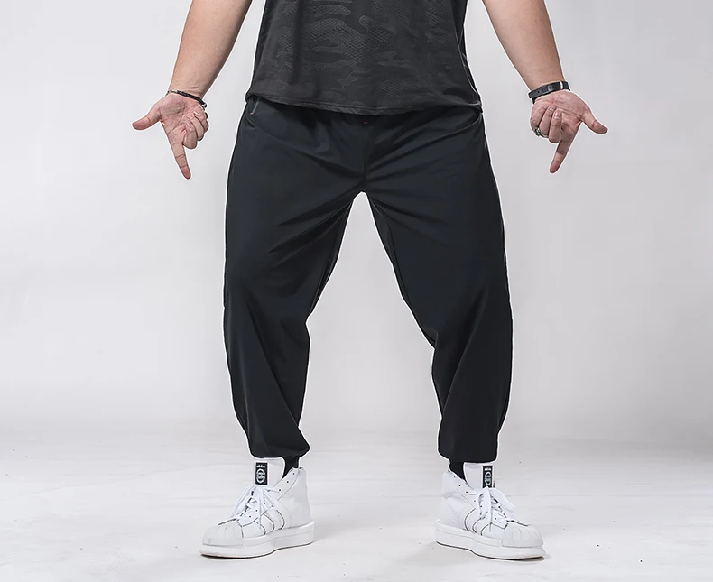 Новые мужские спортивные брюки 6XL 7XL 5XL, мужские брюки для бега большого размера, мужские брюки для фитнеса большого размера, мужские повседневные брюки размера плюс
