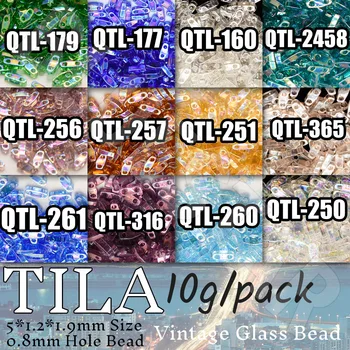 

BLUESTAR 2020 Japanese Miyuki Tila Beads for DIY Bracelet Necklace Making Glass Seed Beads Beadwork Jewelry Making accessories