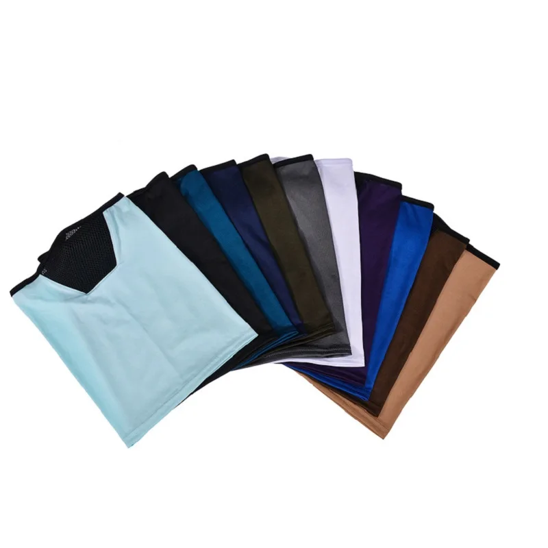 Multi Purpose Warmer Neck Tube Mask Anti-UV Windproof Plain Color Neck Warmer Bandana
