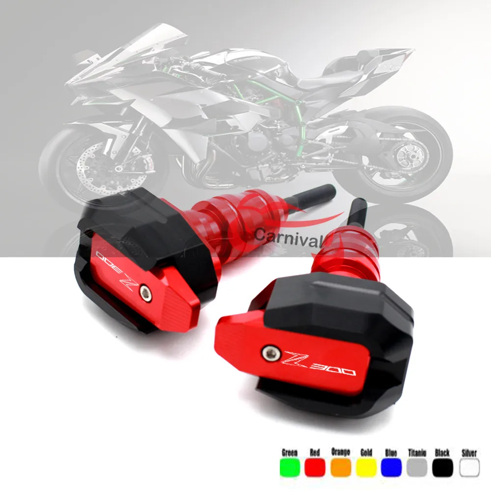 Для KAWASAKI NINJA 300R/Z300 2013- Мотоцикл с ЧПУ Защита от падения рамка ползунок обтекатель Защита Анти Краш Pad Prote