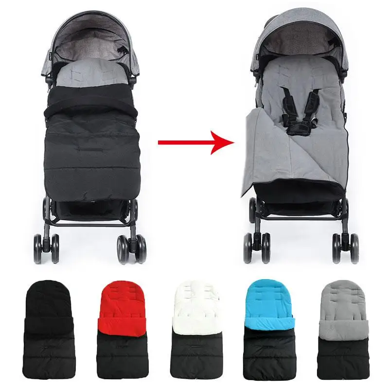 Baby Strollers cheap Winter Windproof Babies Infant Sleeping Bag Cold-proof Stroller Carriage Mat Foot Cover baby stroller accessories products