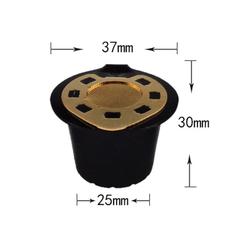 1xReusable для кофемашины Nespresso чашки Нержавеющая сталь многоразового Кофе капсулы фильтра товары для домашнего сада