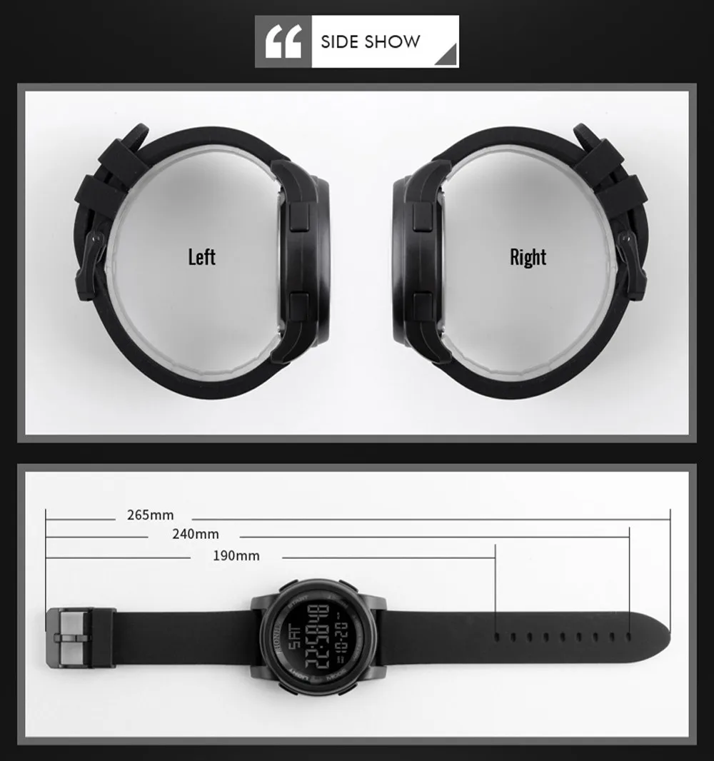 Новые модные мужские часы кварцевые часы водонепроницаемые цифровые кварцевые Военные Роскошные спортивные с датой часы мужские