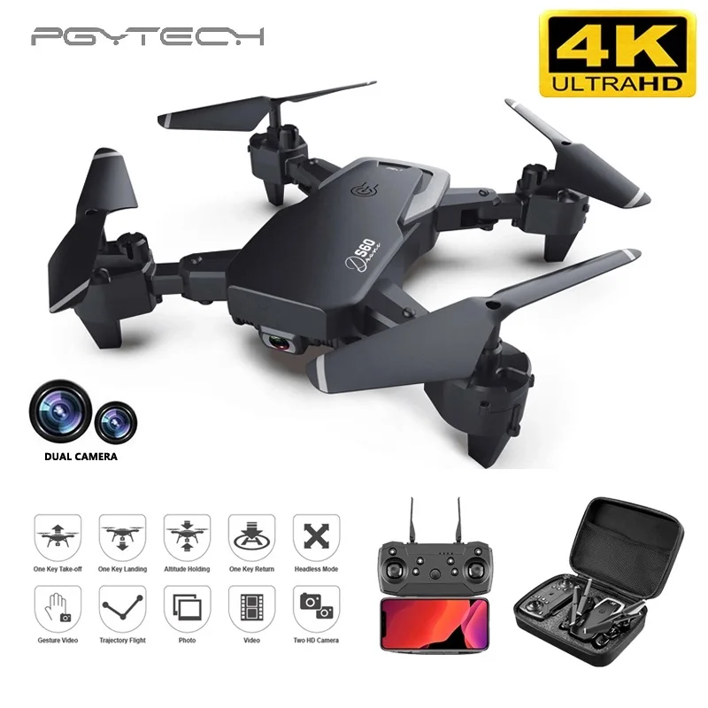 PGY 2020 Дрон 4k Профессиональная HD широкоугольная камера 1080P Wi-Fi fpv двойная высота